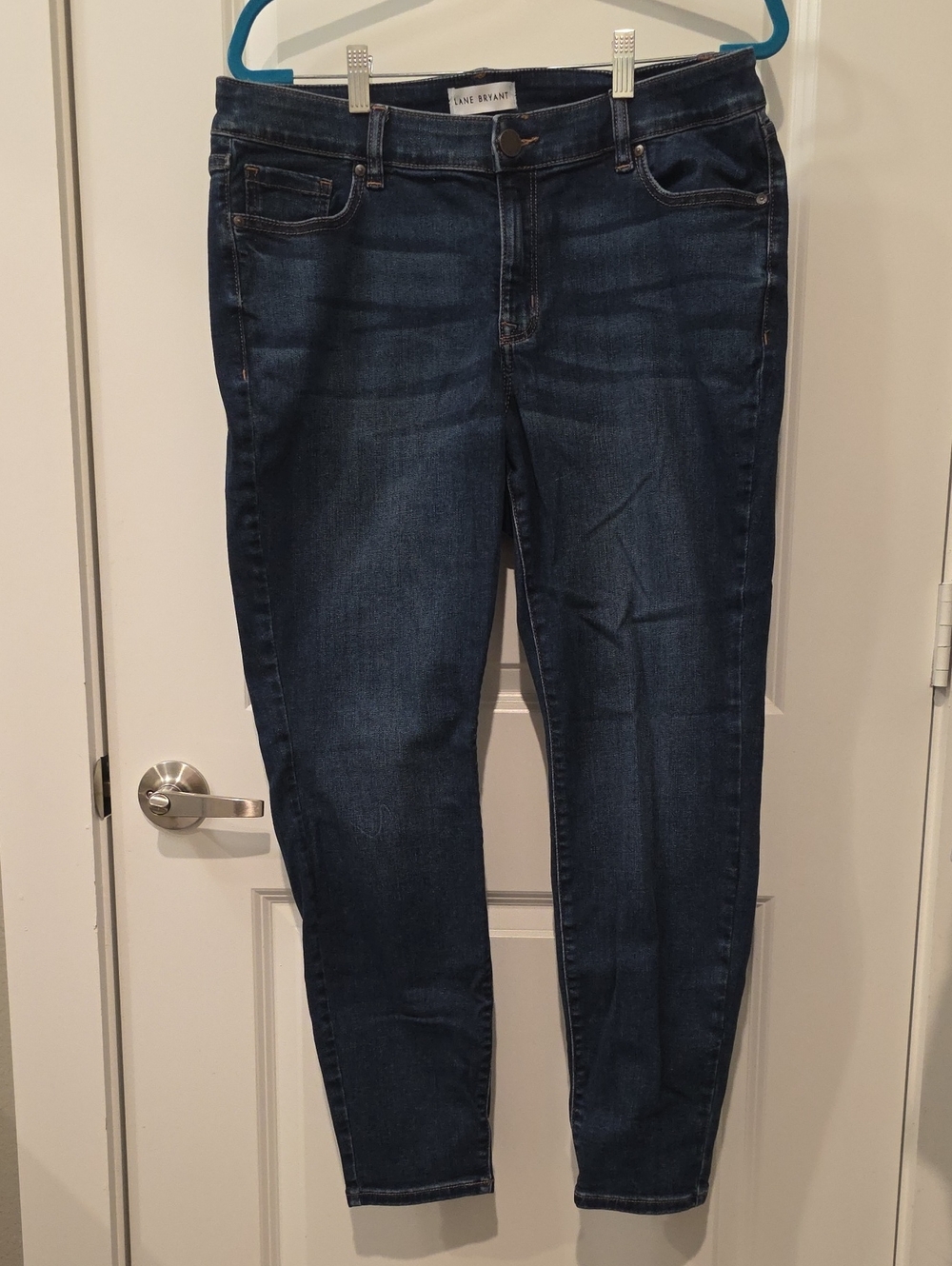 Lane Bryant Flex Magic Waistband Mid Rise Skinny Jeans Size 16 EUC
